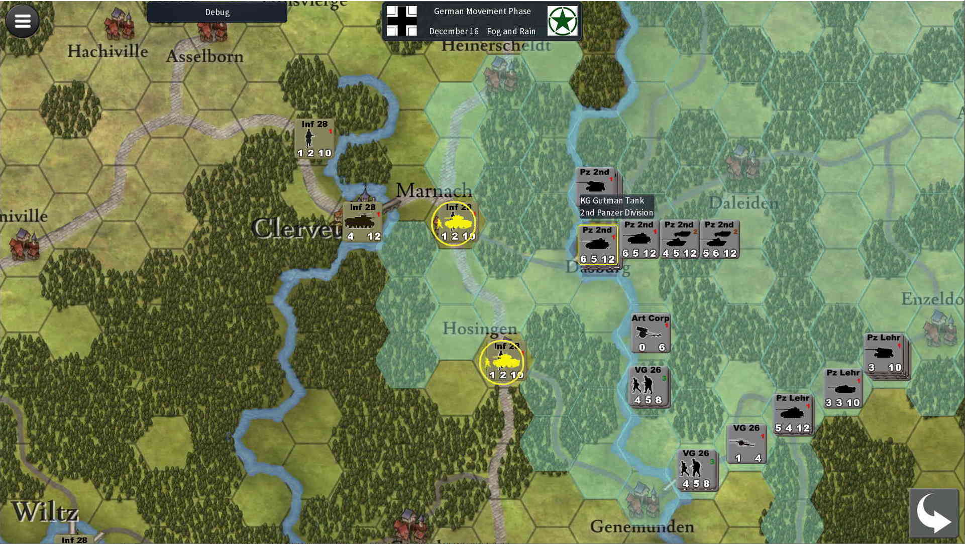 Panzers Attempt Overruns